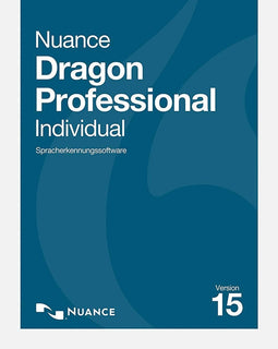 Nuance Dragon Professional Individual 15  DEUTSCH + ENGLISCH Windows | 2 PC | Updatefähig  Vollversion / Kein Abo